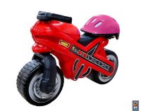 Каталка-мотоцикл MOTO MX со шлемом 