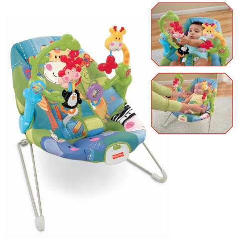 Fisher Price Игровое детское кресло-люлька W9451